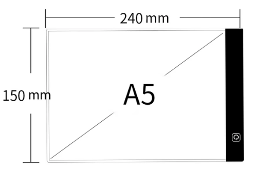 Prancheta LED para Desenhos